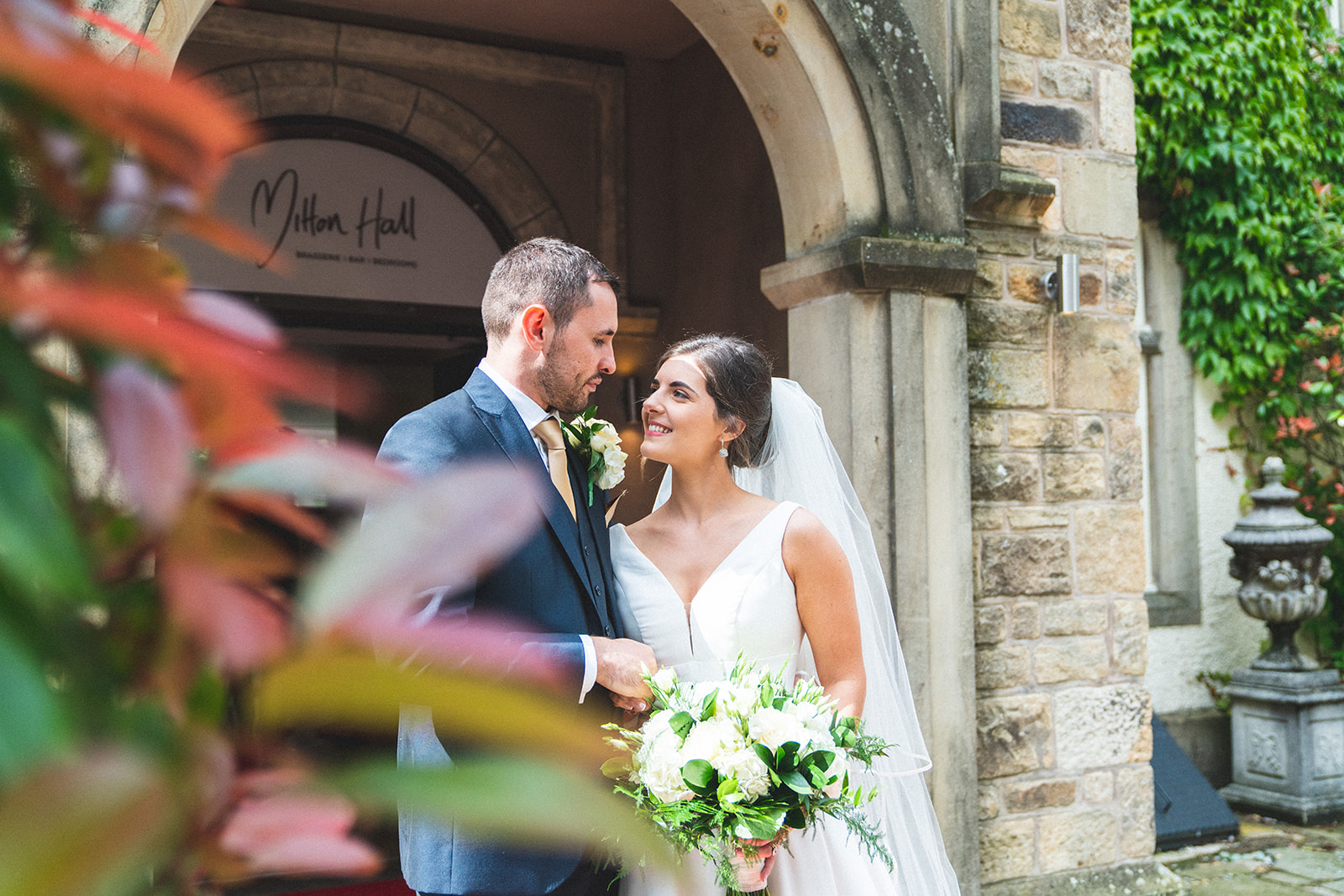 Beth and Sam together at Mitton Hall