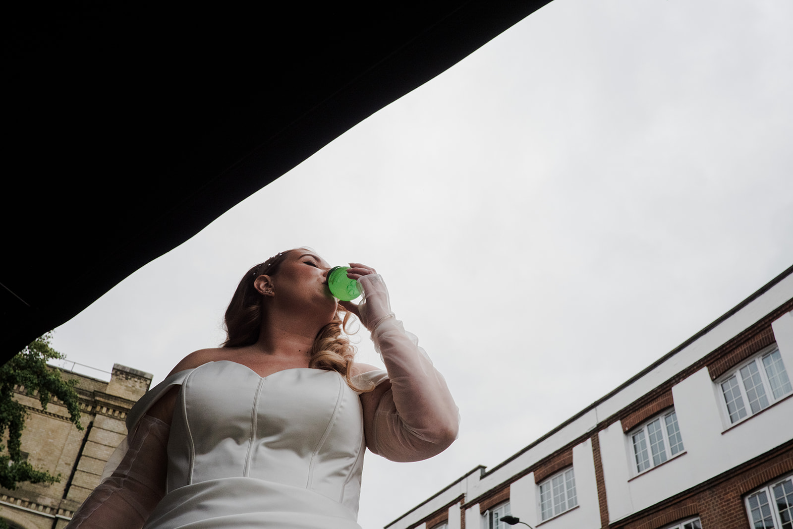 Jon and Meg — laughing together