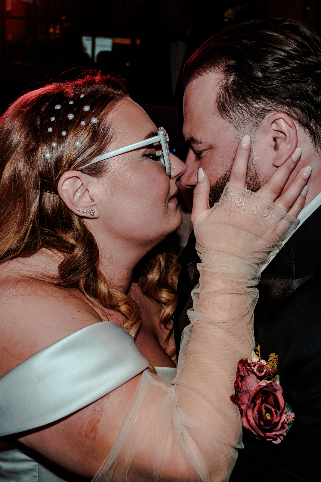 Jon and Meg with their guests