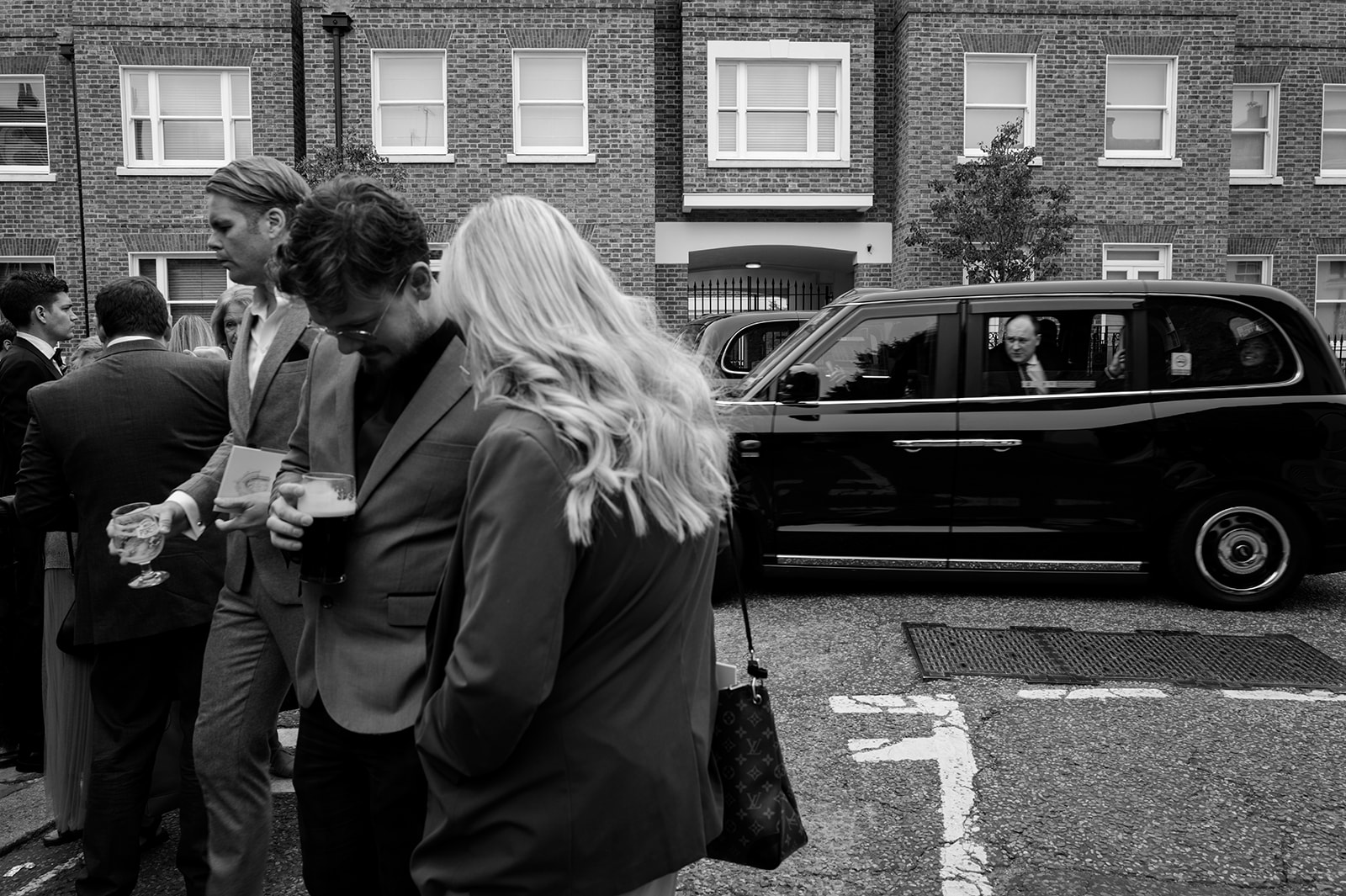 Laughter and champagne at the Fox and Hounds