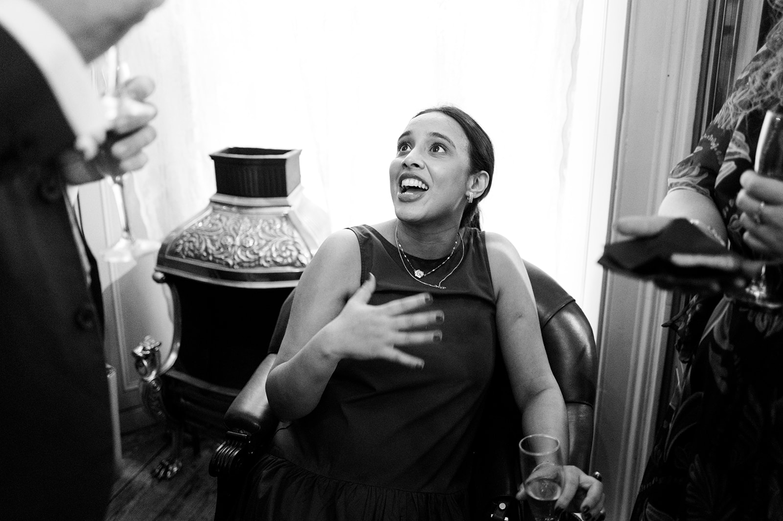 Menu and place cards on the dinner table