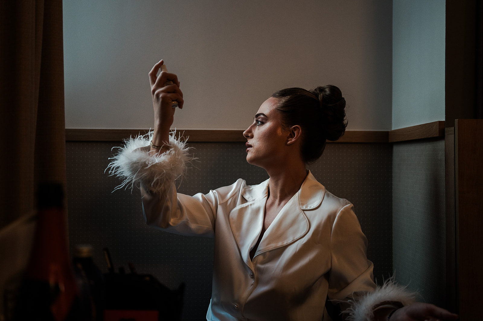 Sophie getting ready