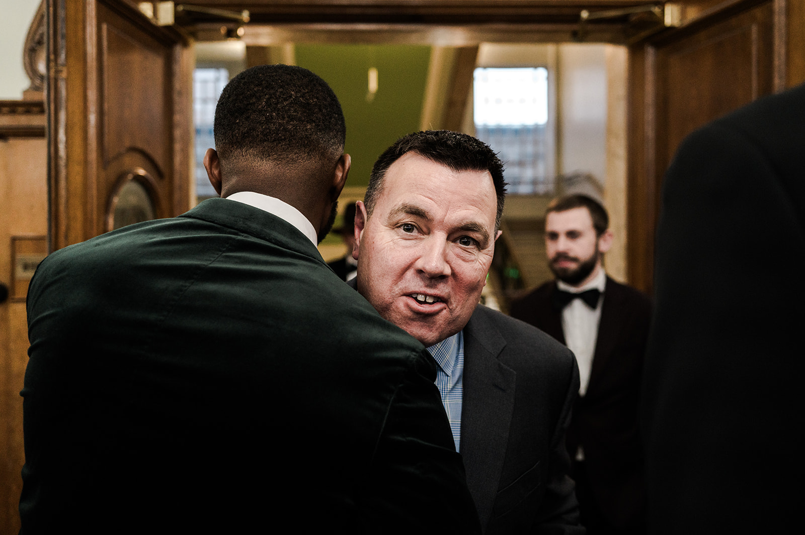 Emotional ceremony moment