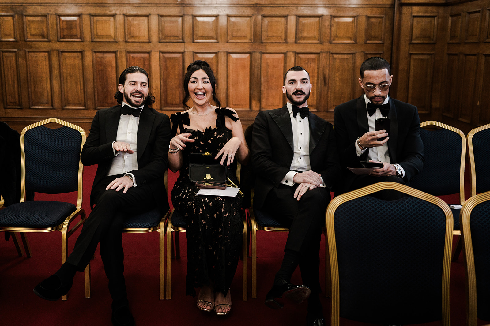Just married — celebration at Islington Town Hall