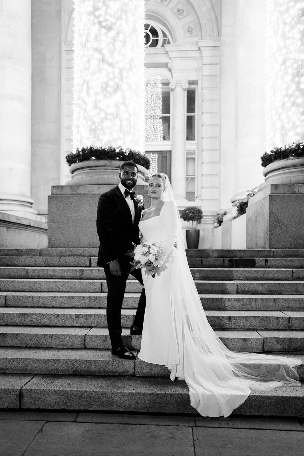 Guests celebrating at the reception