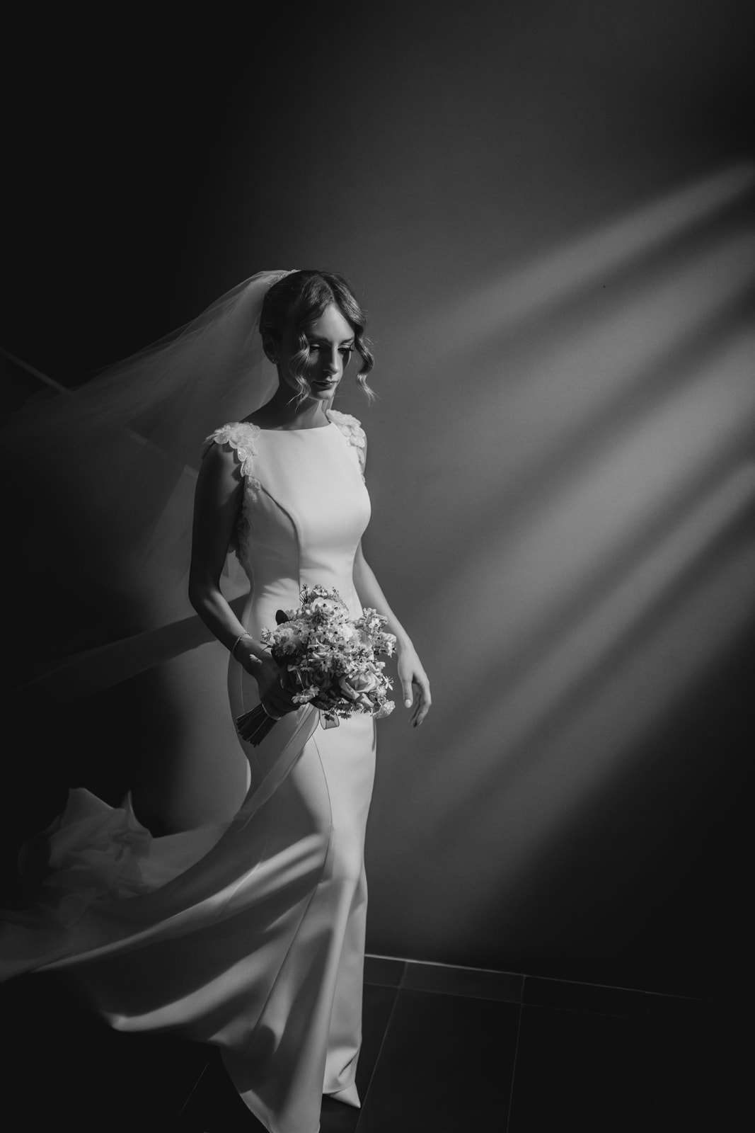 Ritratto naturale e raffinato della sposa realizzato da Ginnetti Studio